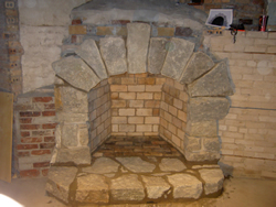 Brick Fireplace