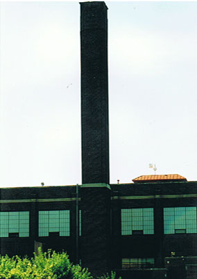 Chimney after rebuilding the top 23 feet.